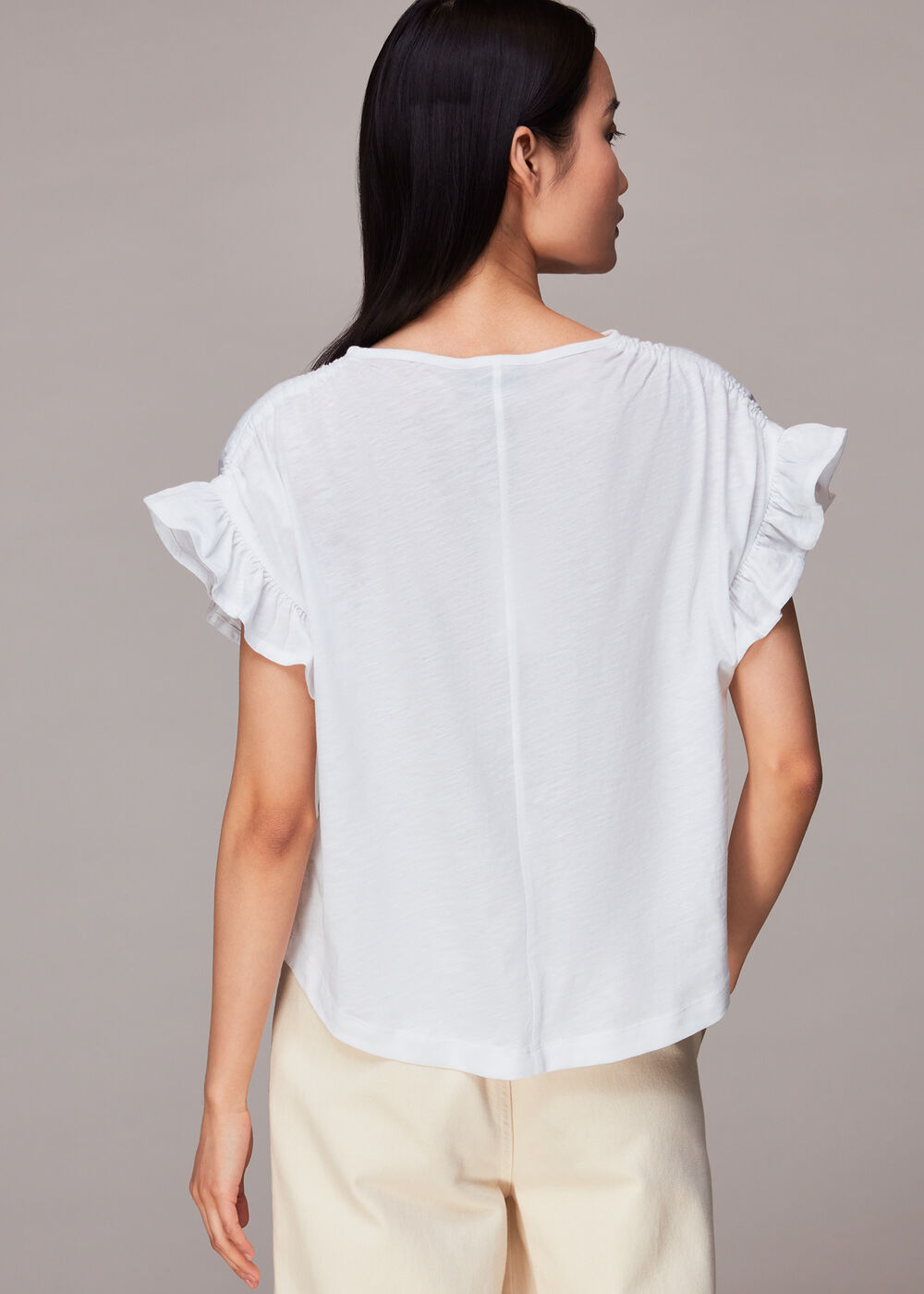 Drawstring Shoulder Tee