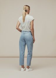 Fleck Print Minimal Tshirt