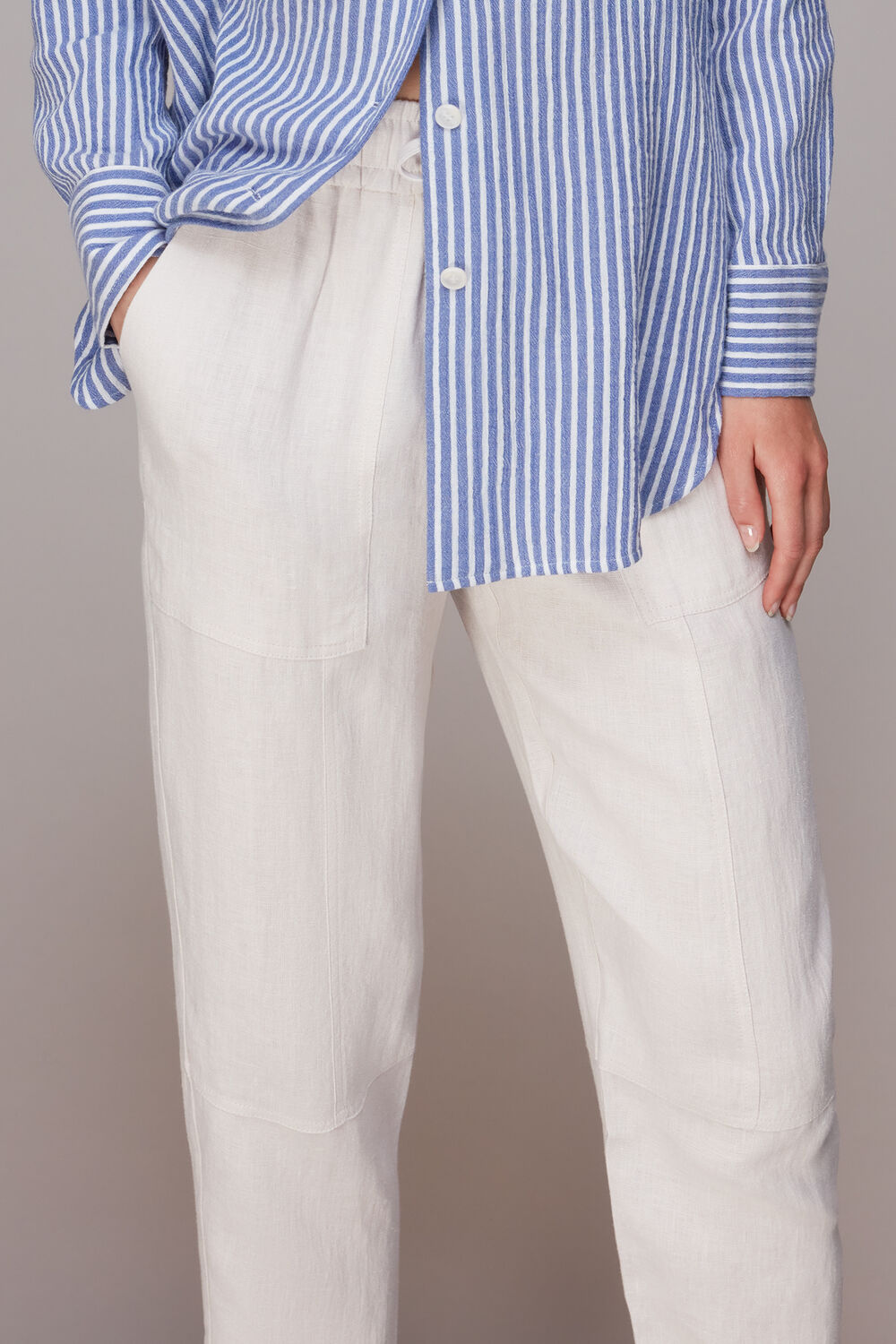 Linen Cargo Trouser