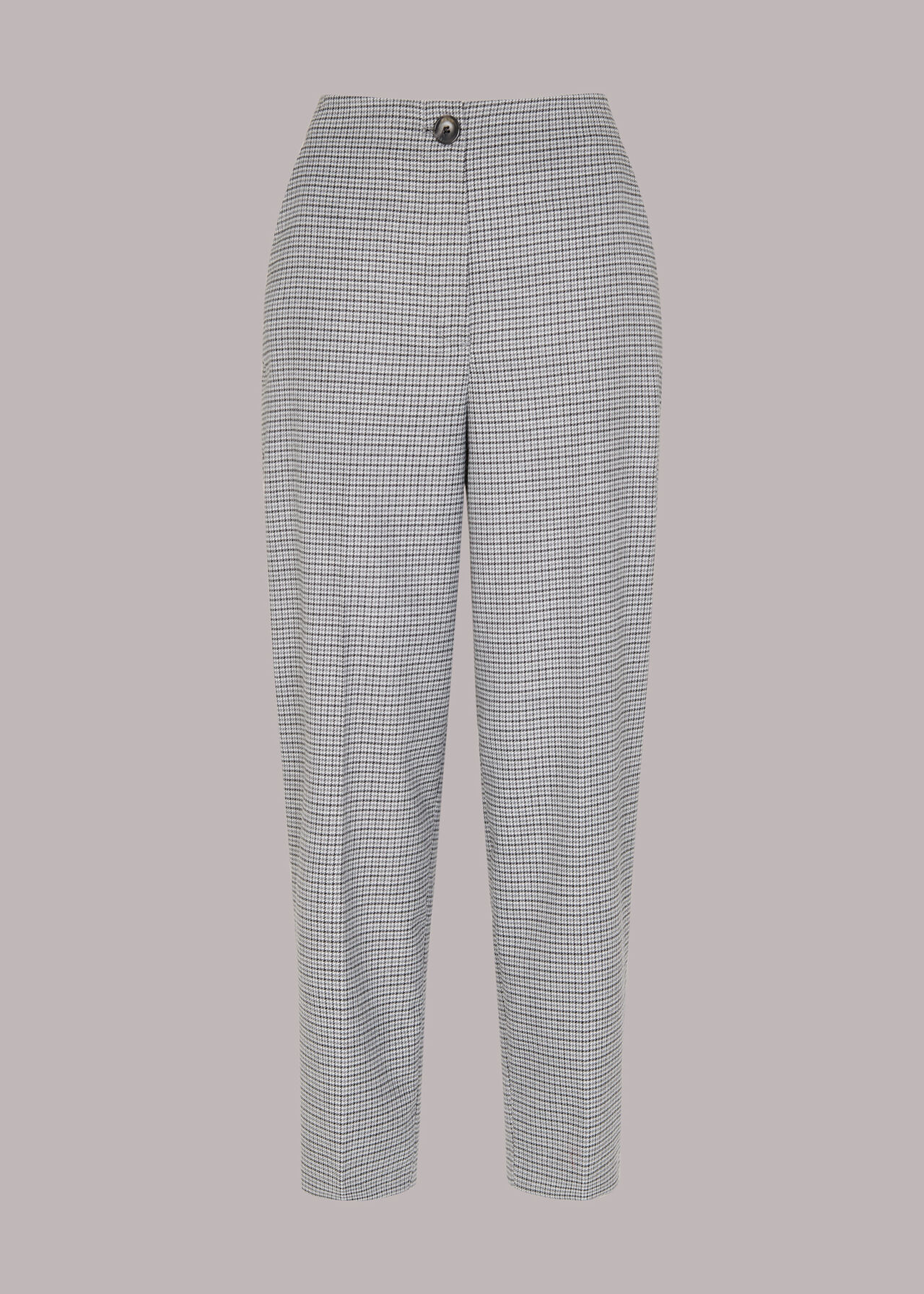 Lila Check Trouser