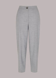 Lila Check Trouser