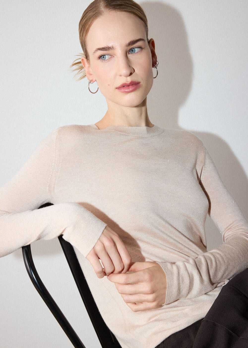 Neutral Annie Sparkle Crew Neck