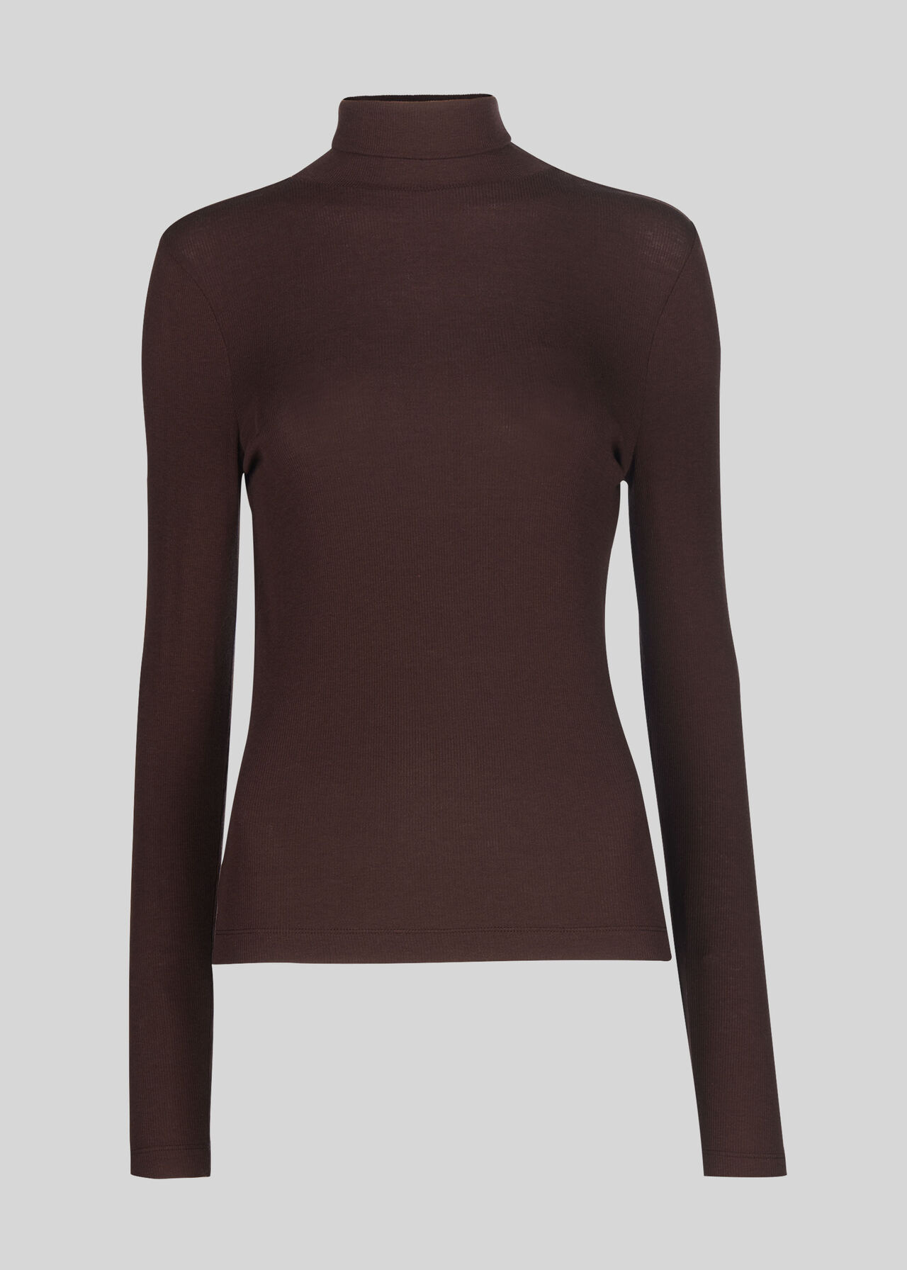 Essential Polo Neck Brown