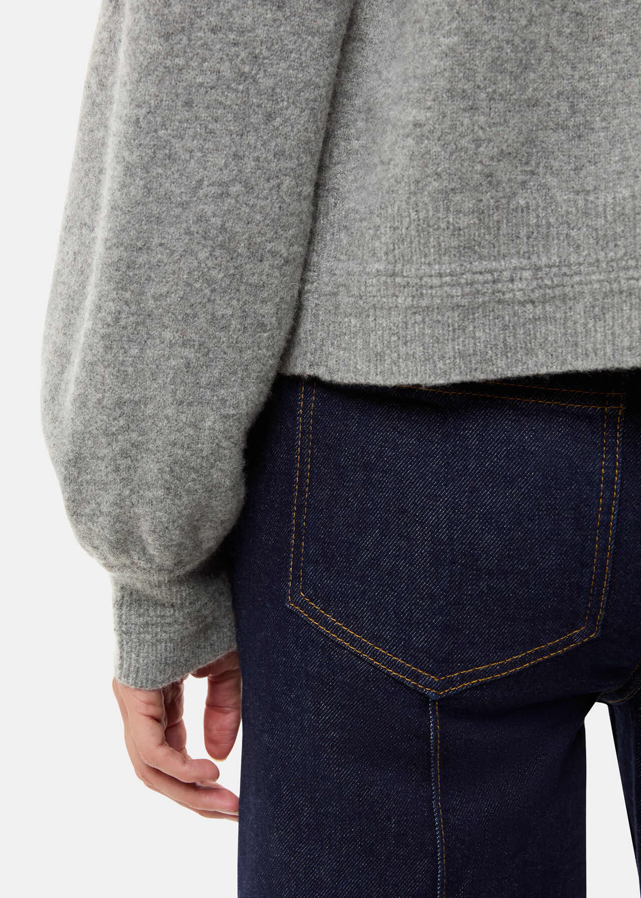 Zip Front Bomber Knit