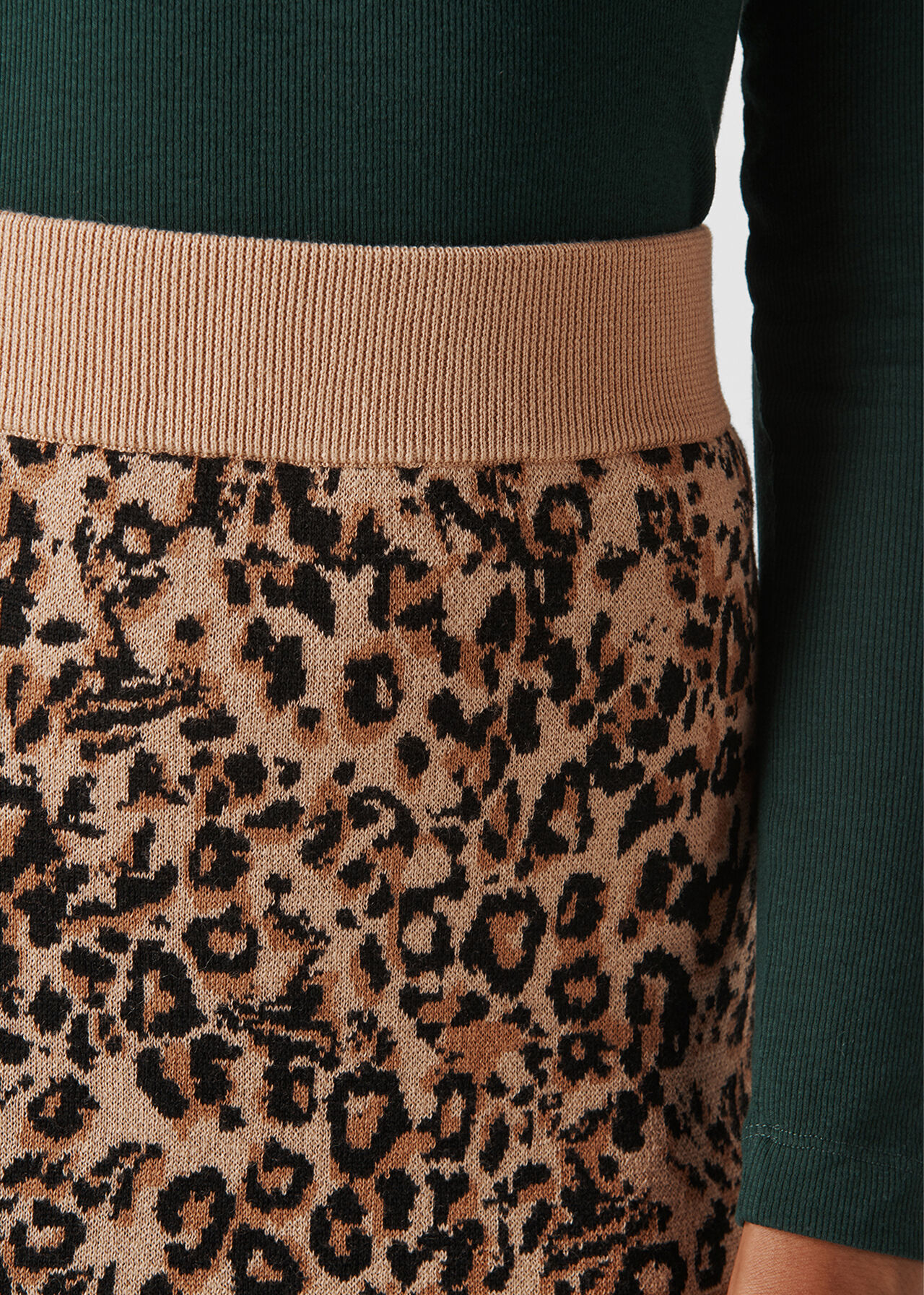 Jungle Cat Knitted Skirt