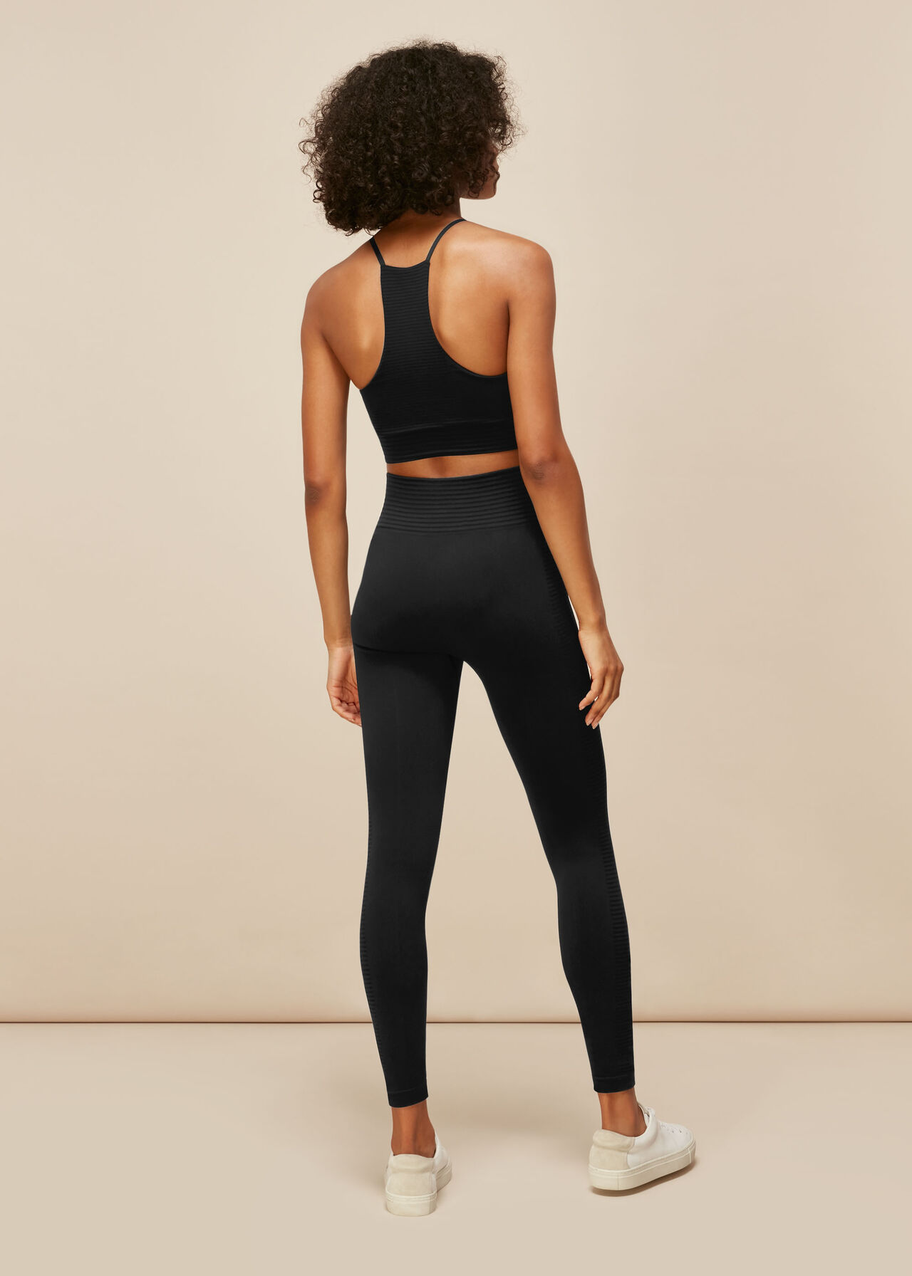 Whistles Sport Seamed Legging in Green