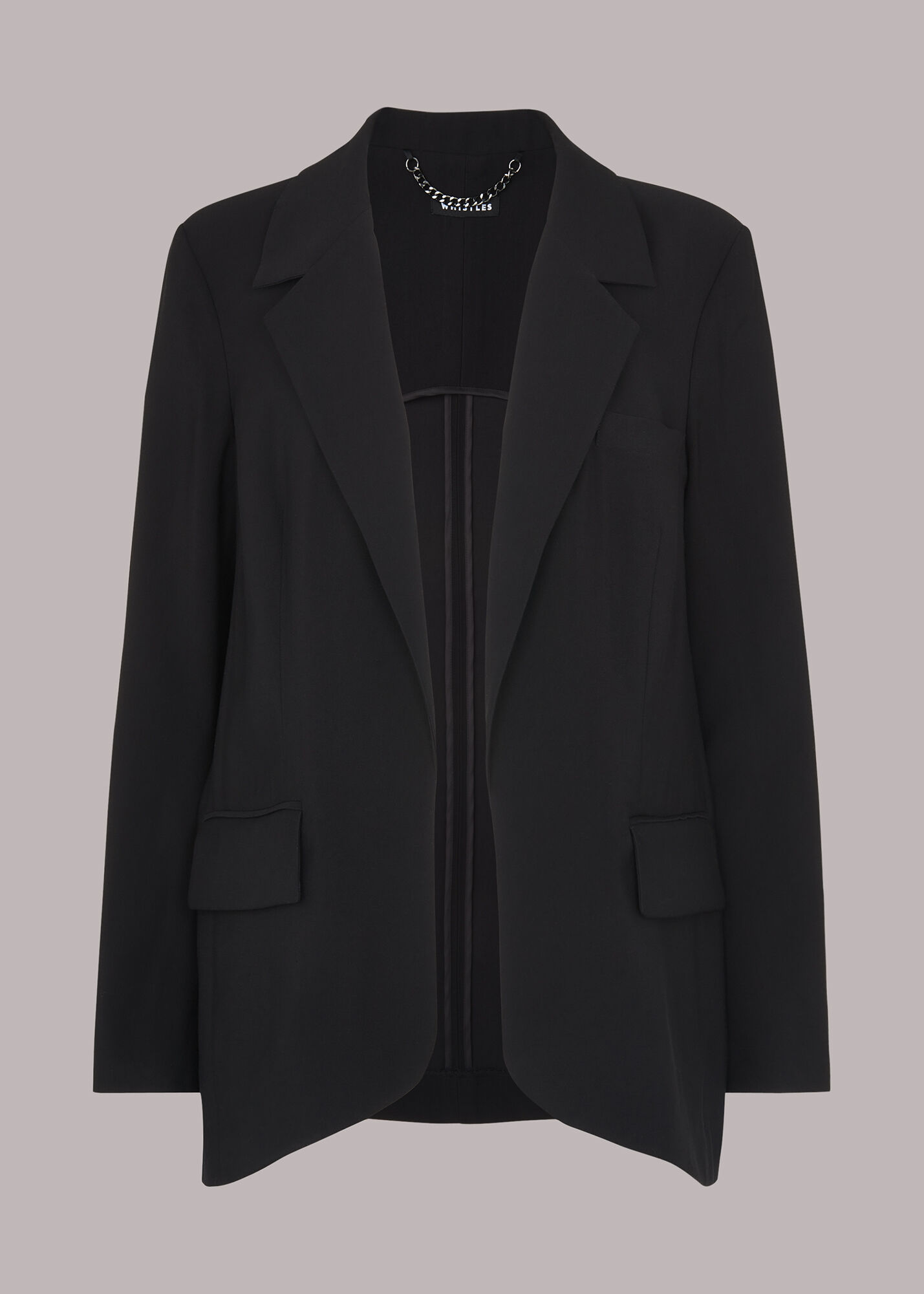 Black 2025 relaxed blazer