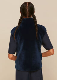 Meri Short Sheepskin Gilet