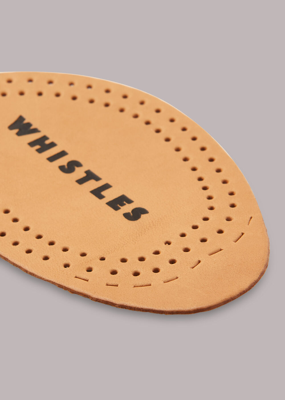 Neutral Leather Half Insole