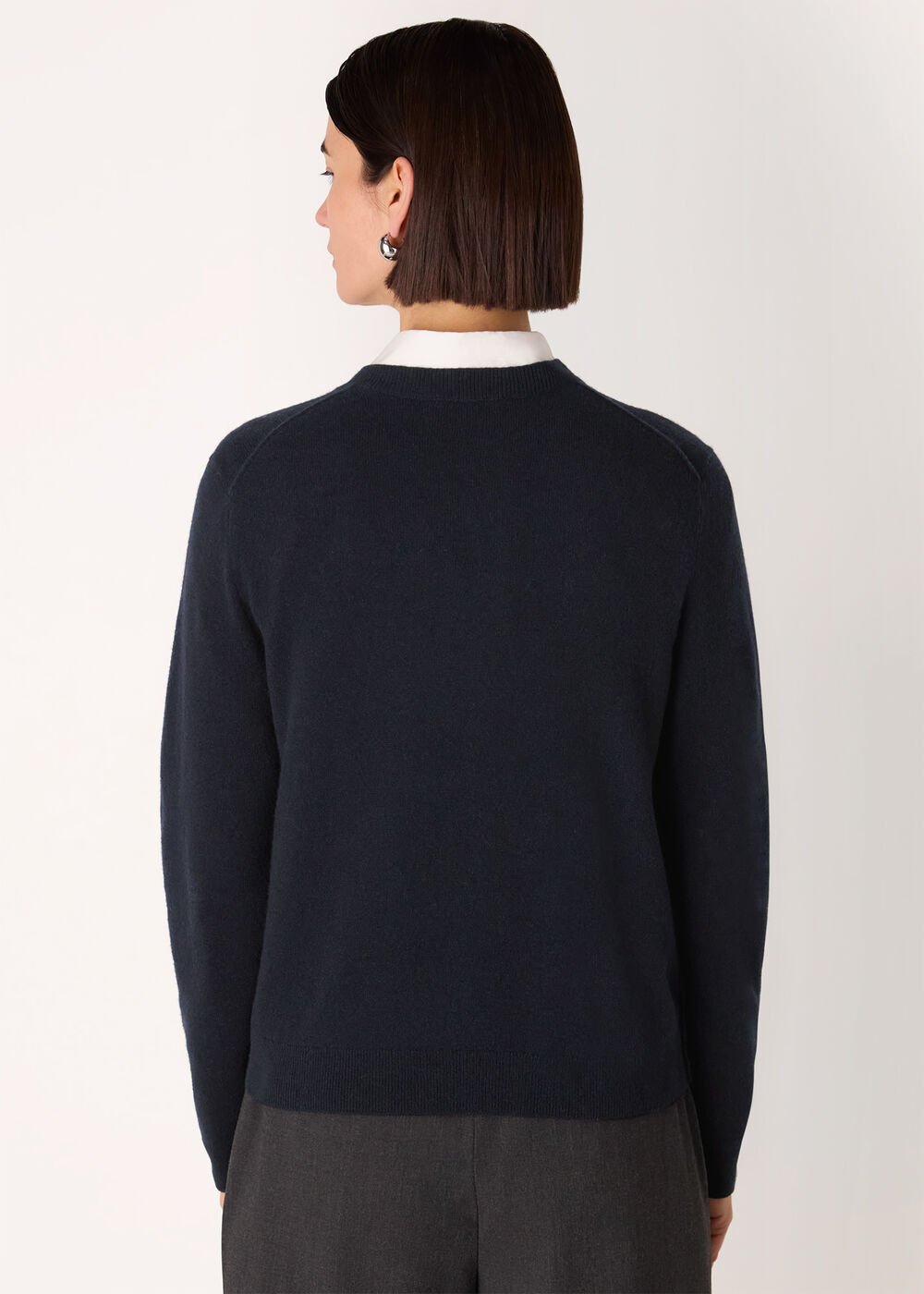 Wool V Neck Knit