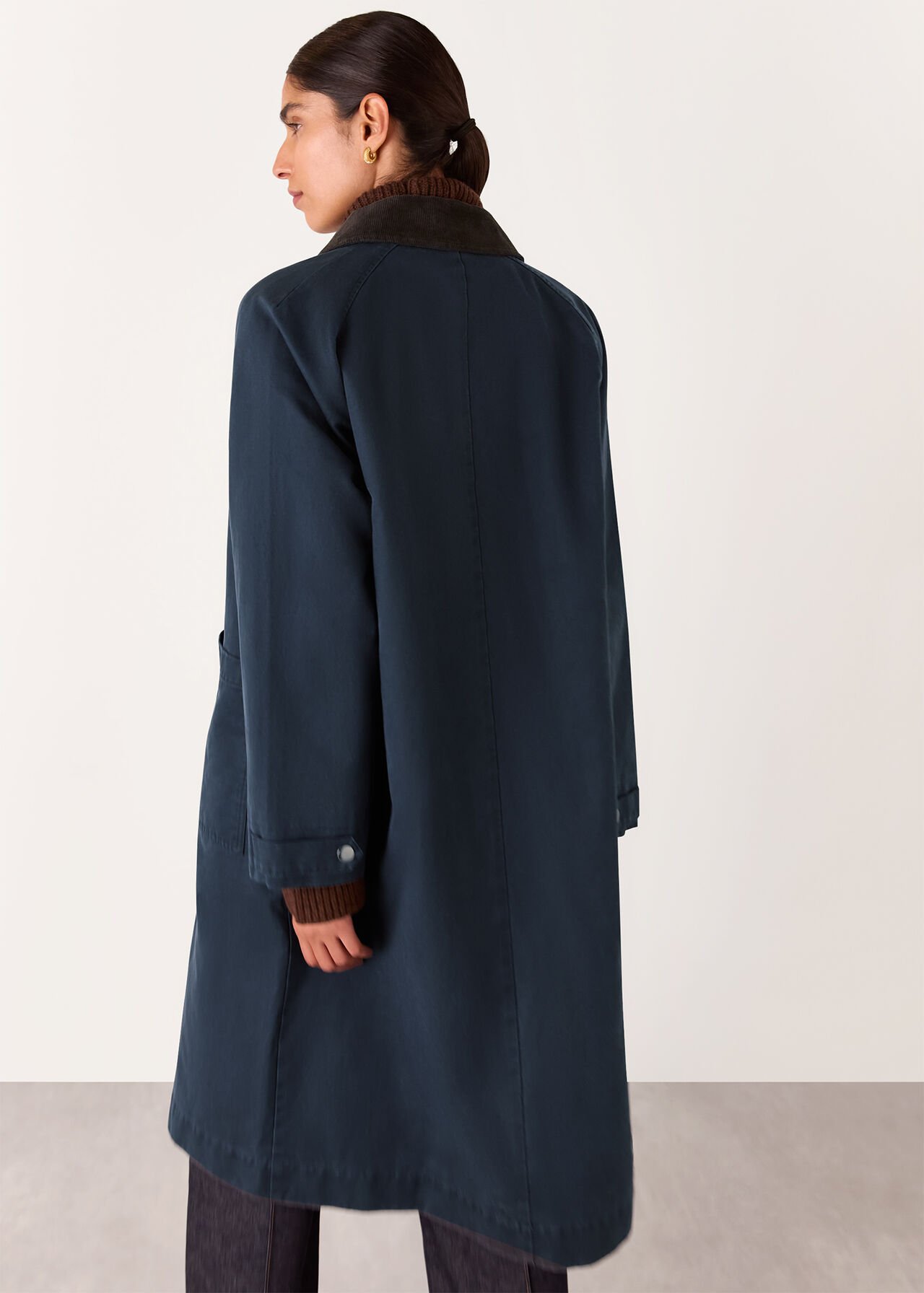 Gabriella Waxed Overcoat