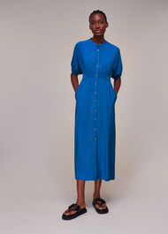 Blue Amber Midi Dress | WHISTLES