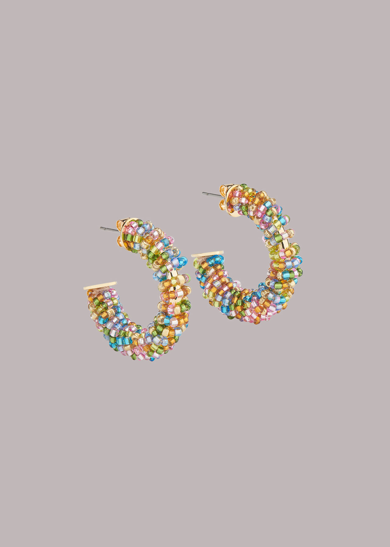 Large Beaded Hoop