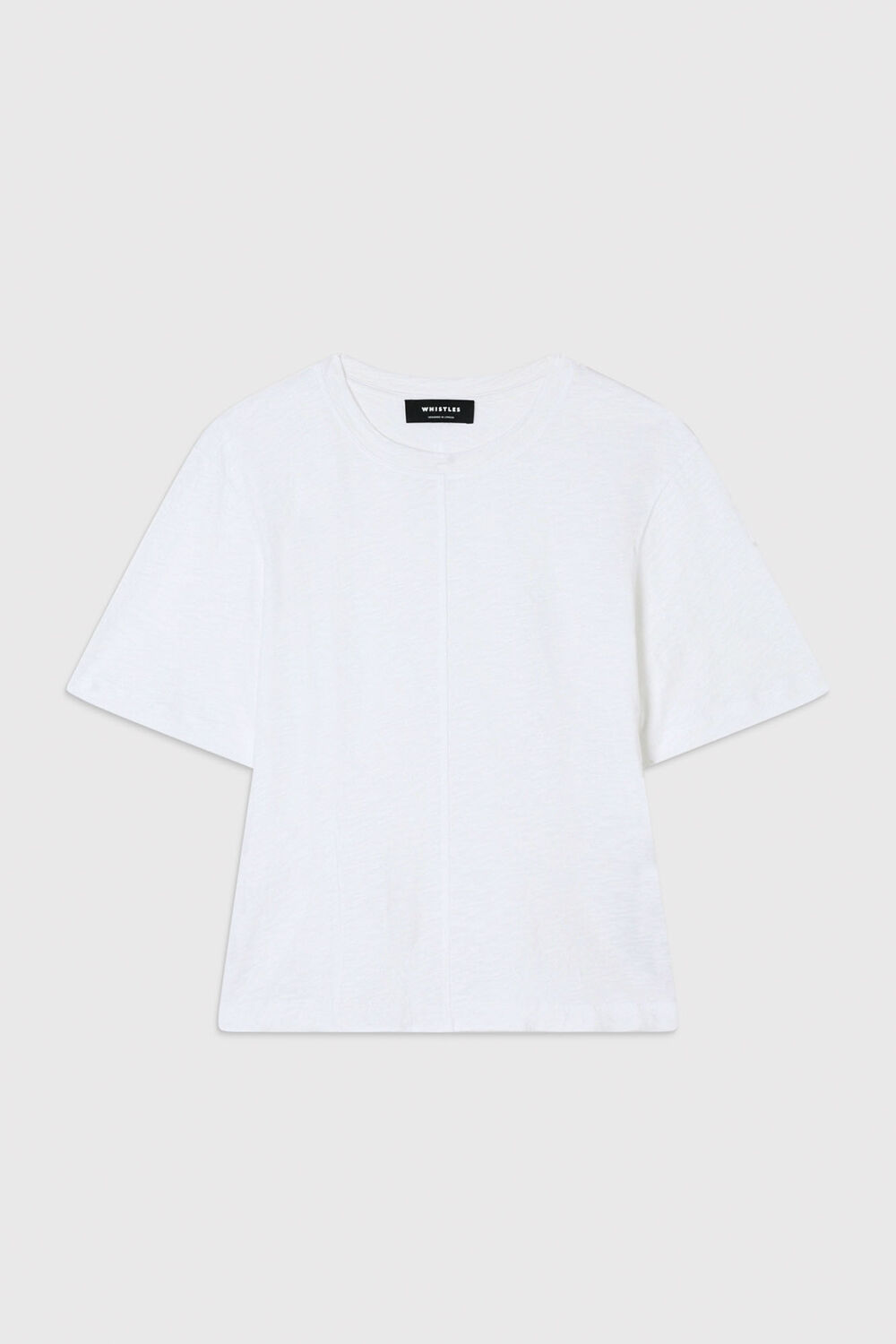 White Seam Front Detail Tee