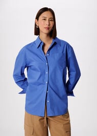Oversized Cotton Poplin Shirt
