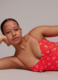 Fish Printed Swimsuit