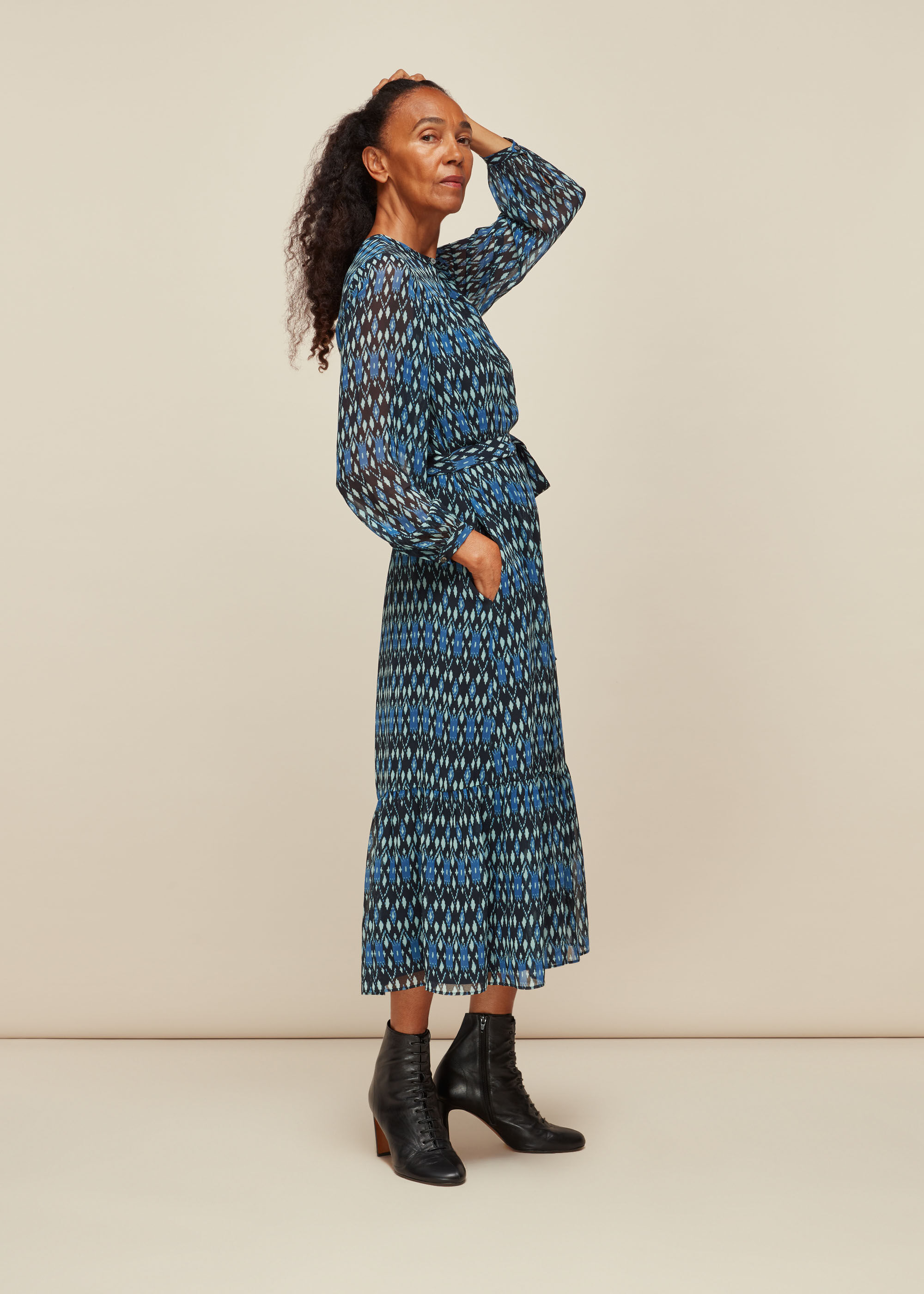 Whistles ikat dress