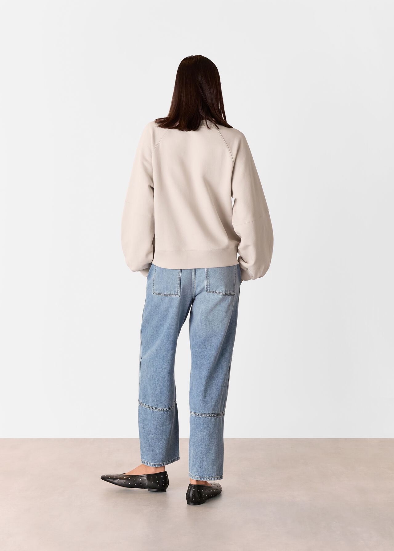 Gathered Full Sleeve Sweat