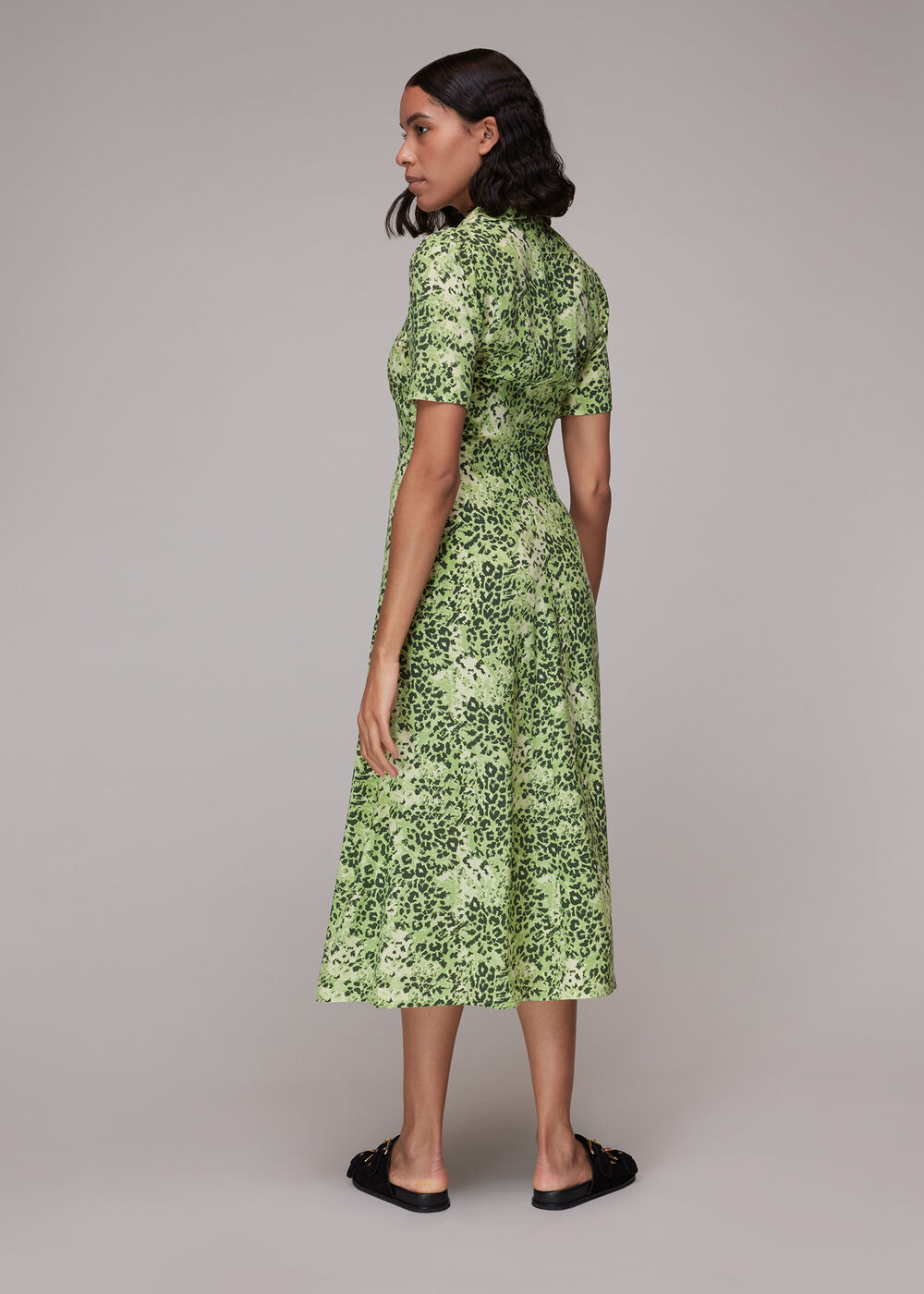 Rowan Hyena Spot Midi Dress