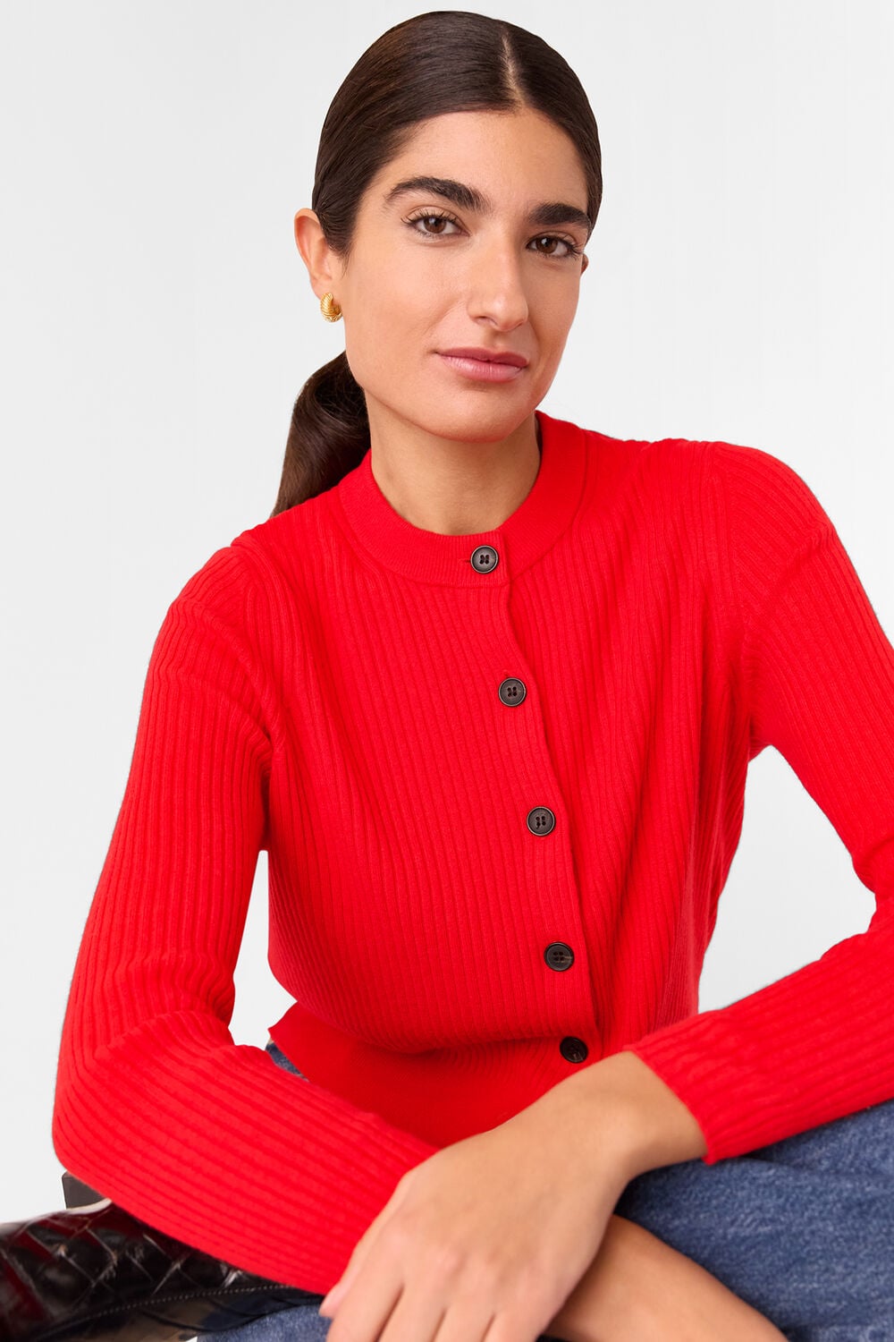 Jasmine Ribbed Cardigan