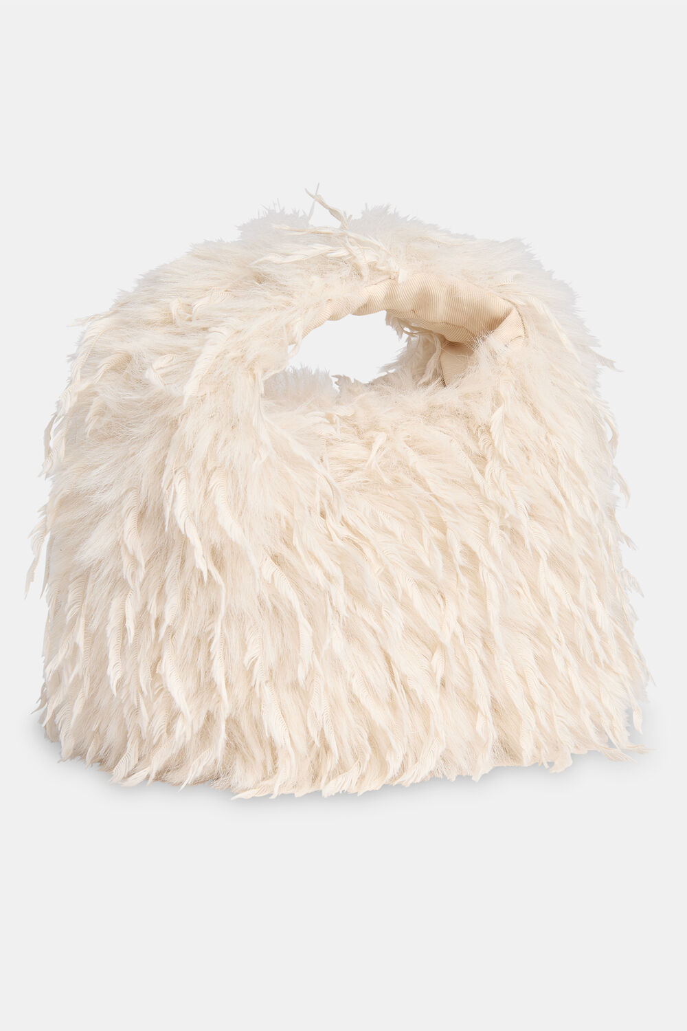 Luz Faux Feather Mini Bag