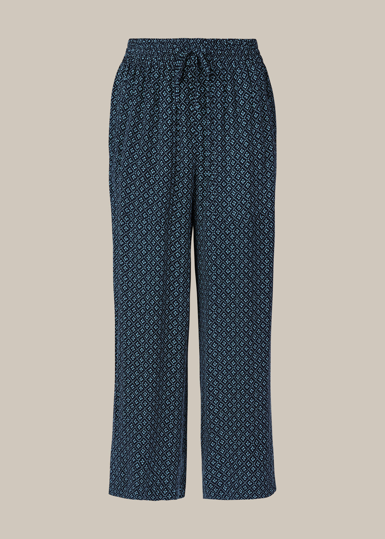 Lattice Print Trouser