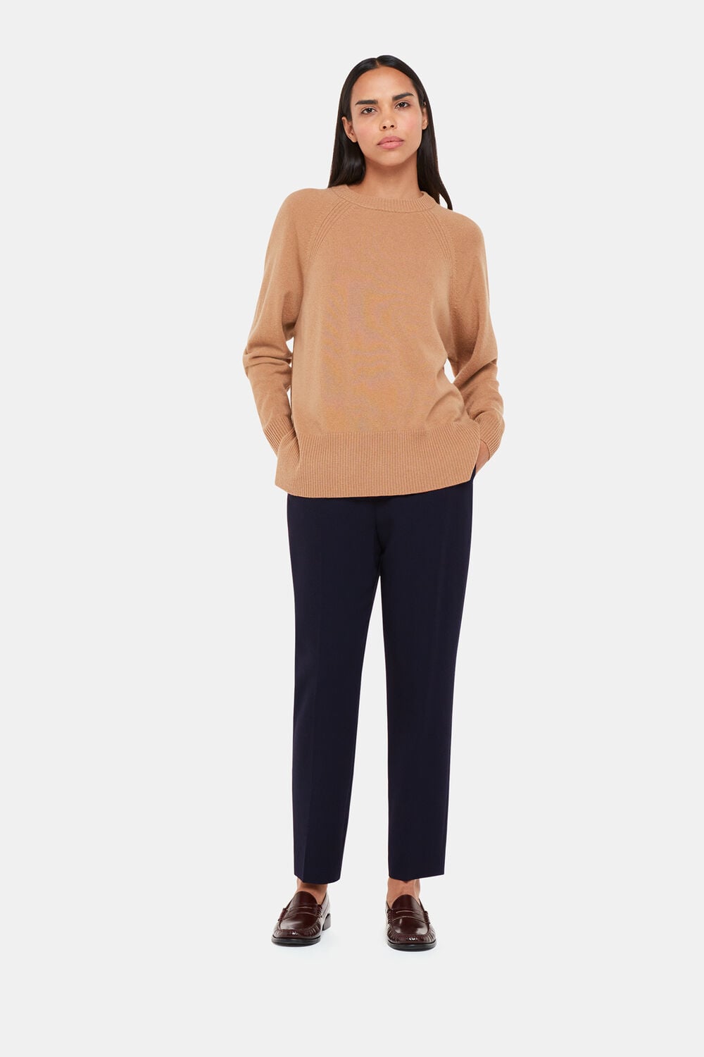 Navy Ella Essential Trouser