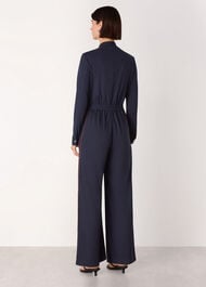 Ponte Side Stripe Jumpsuit