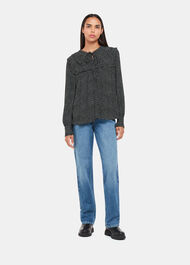 Scattered Y Saskia Collar Top