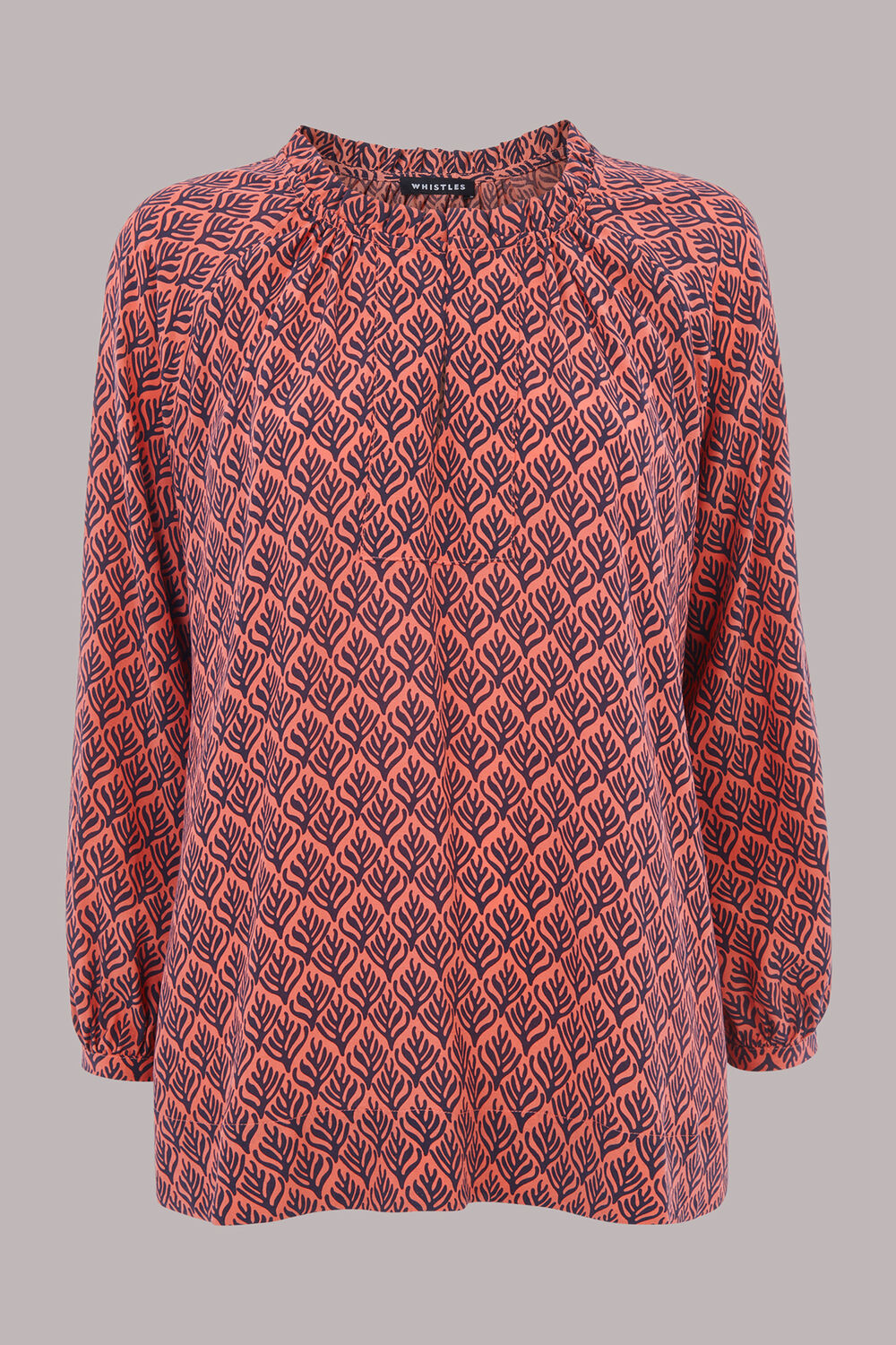 Sea Tree Print Blouse