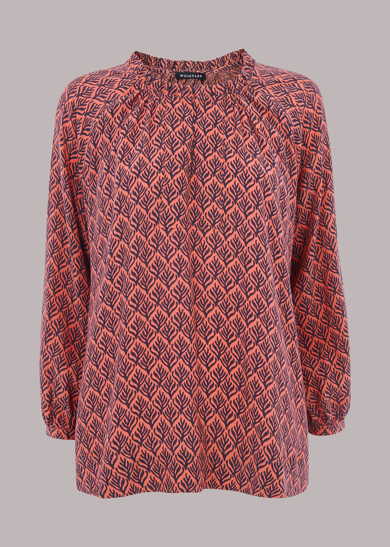 Sea Tree Print Blouse