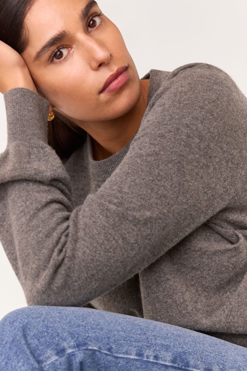 Side Ruched Detail Knit