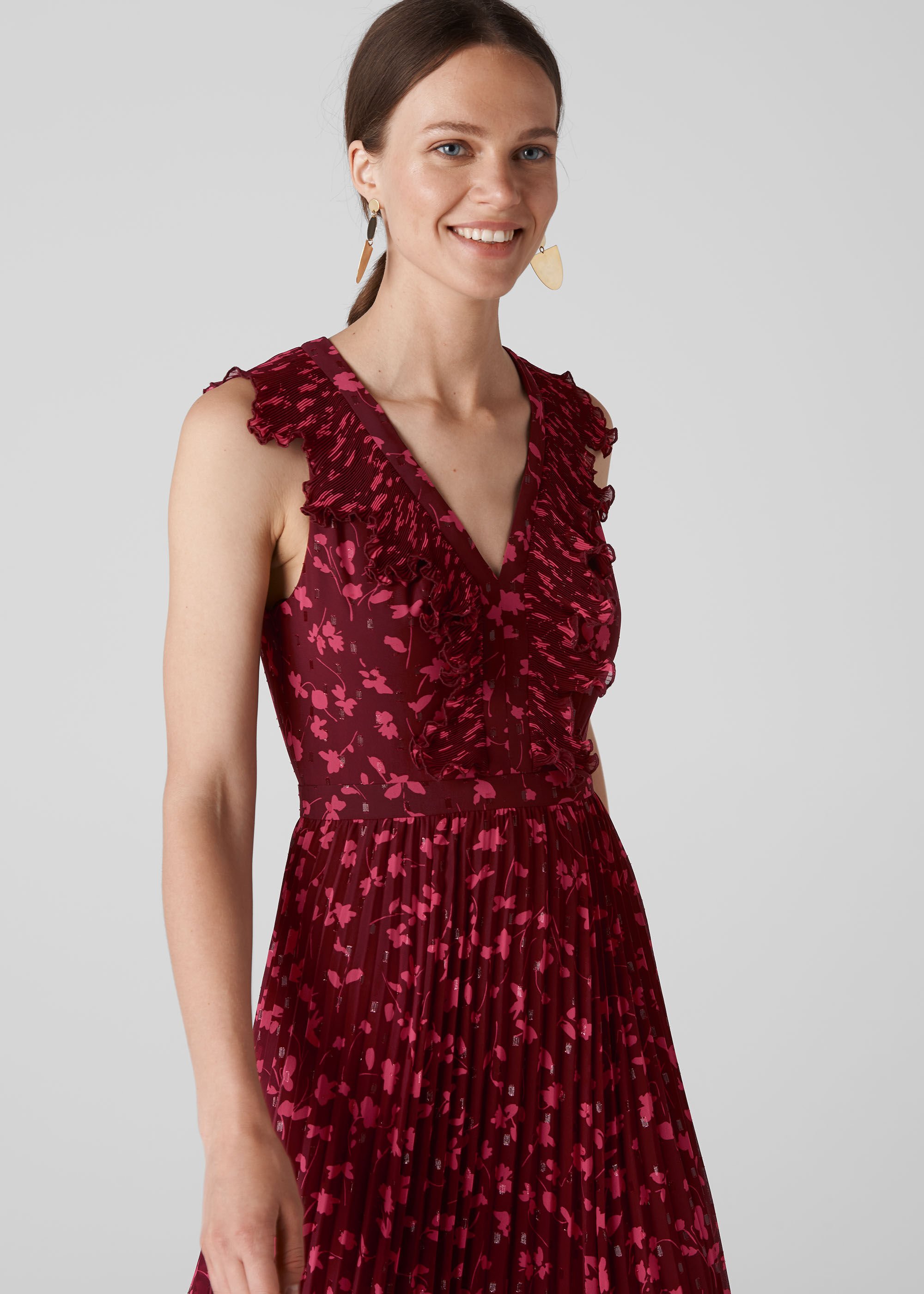 Pitti print double hot sale strap dress
