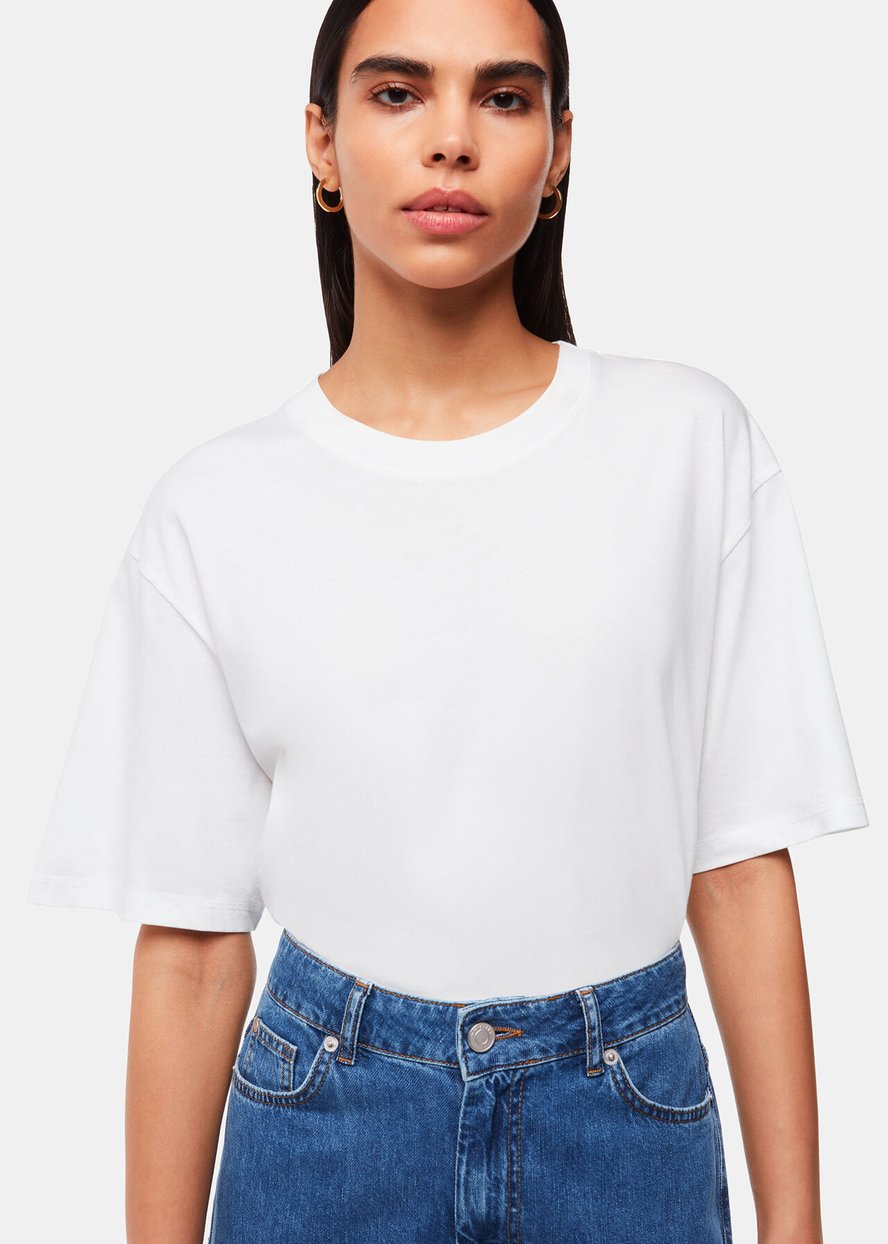Wide Leg Cropped Jean