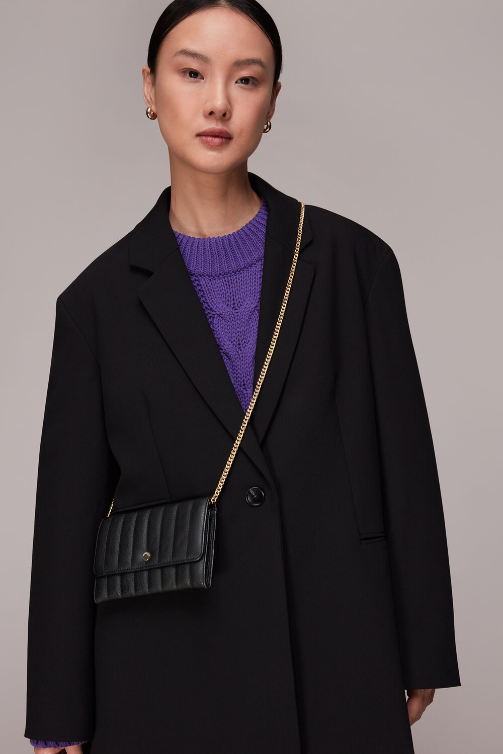 Elly Quilted Chain Purse
