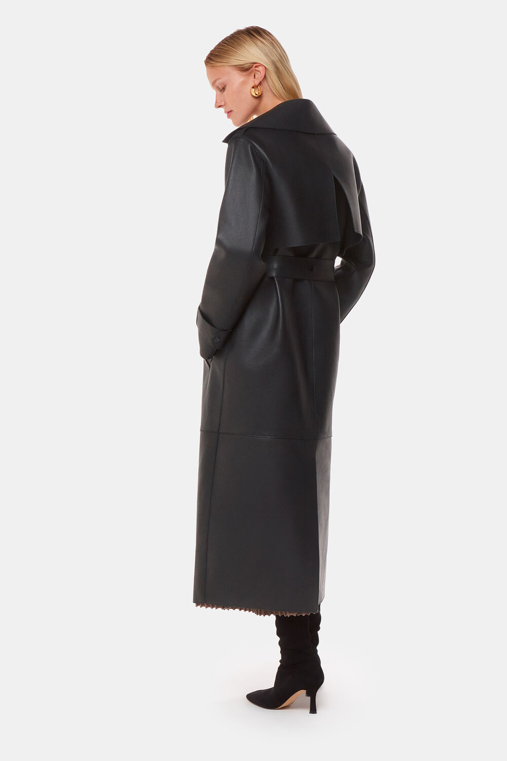 Faye Clean Bonded Trench Coat