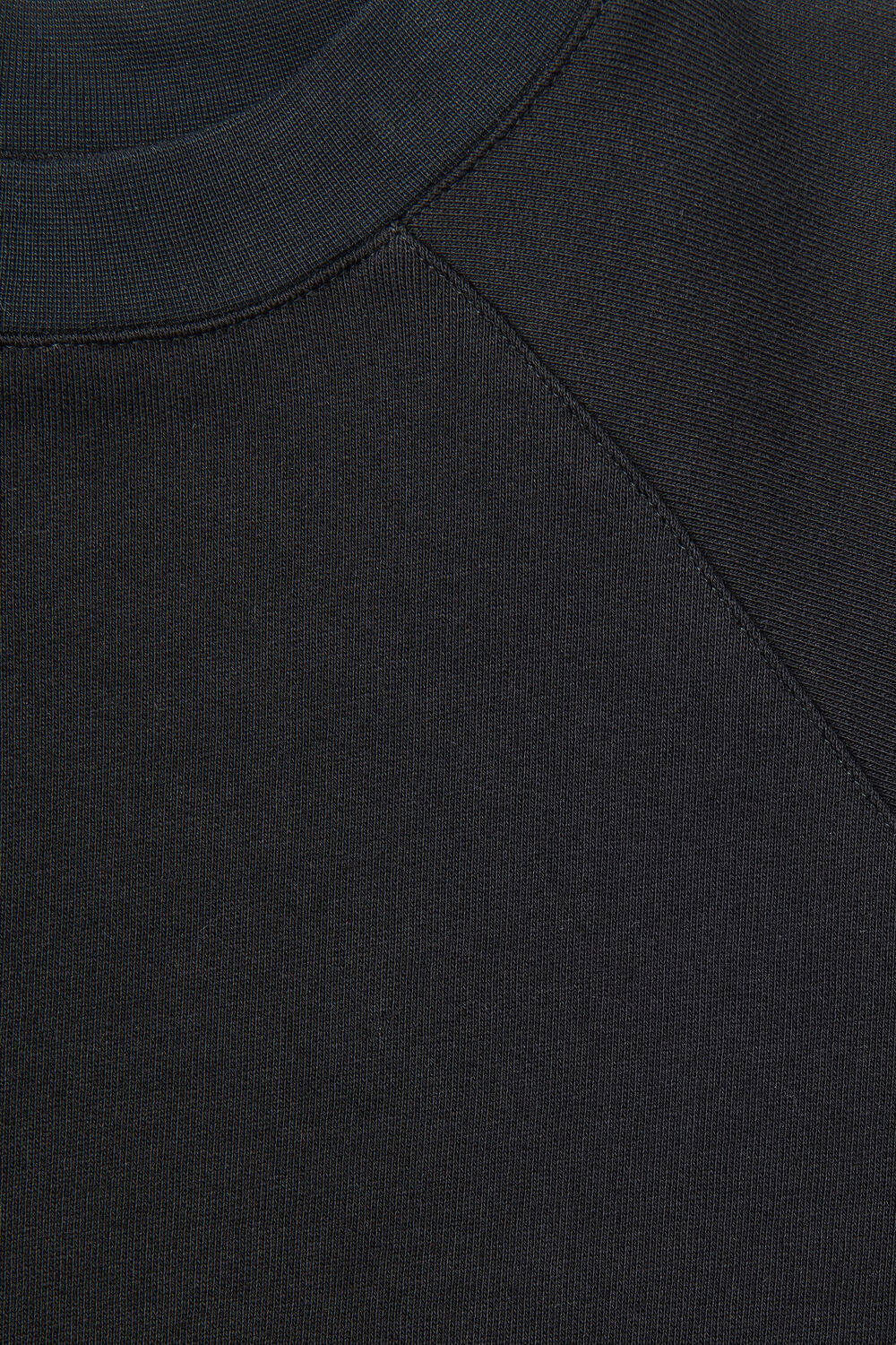 Black Gathered Full Sleeve Sweat