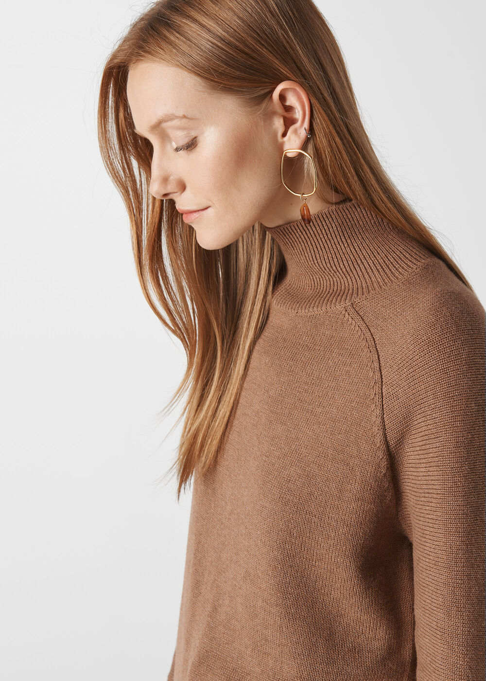 Phillipa Roll Neck Knit Camel