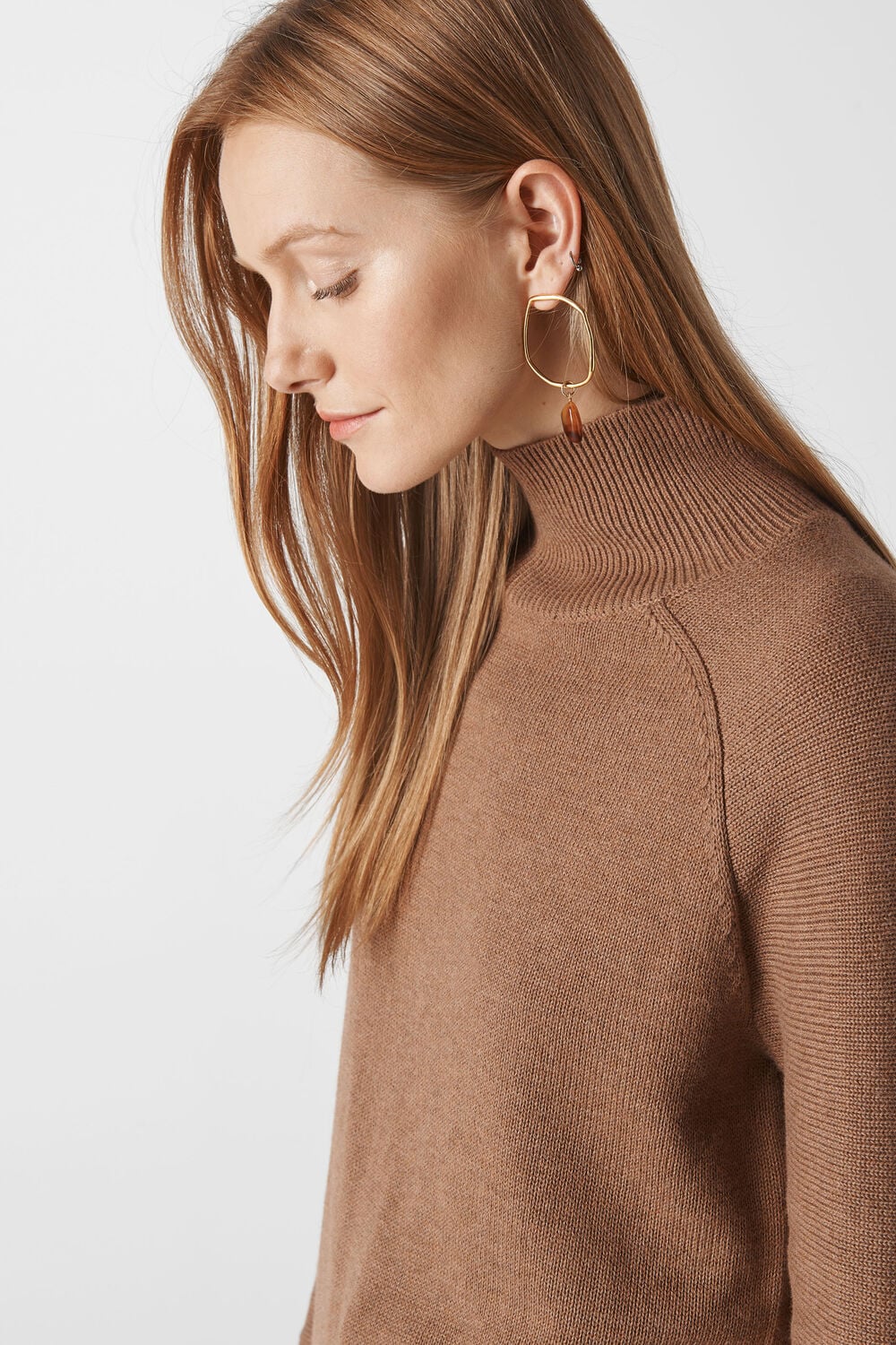 Phillipa Roll Neck Knit Camel