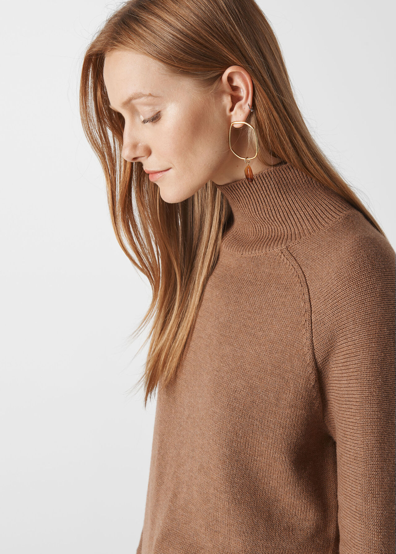 Phillipa Roll Neck Knit Camel