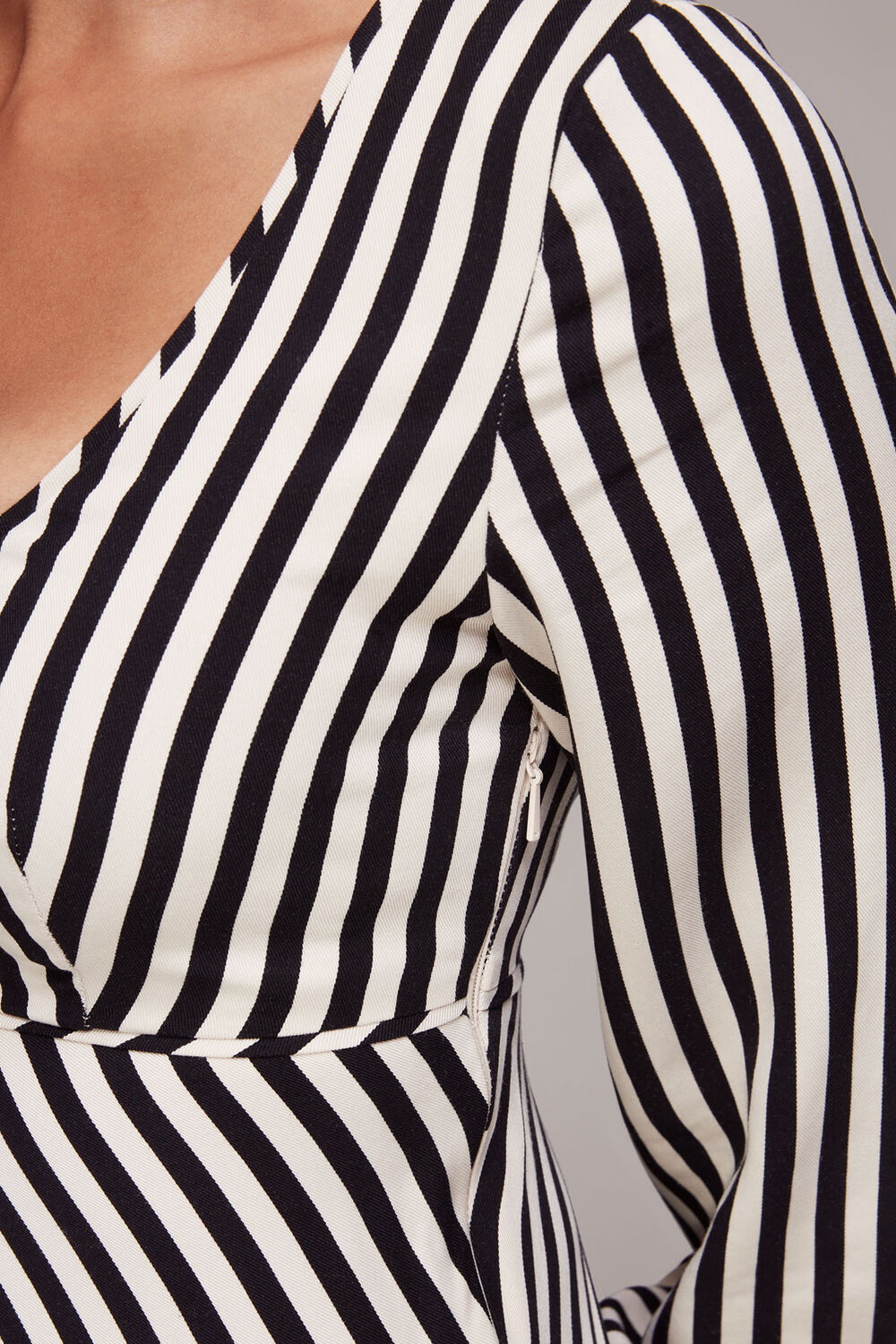 Misha Diagonal Print Dress