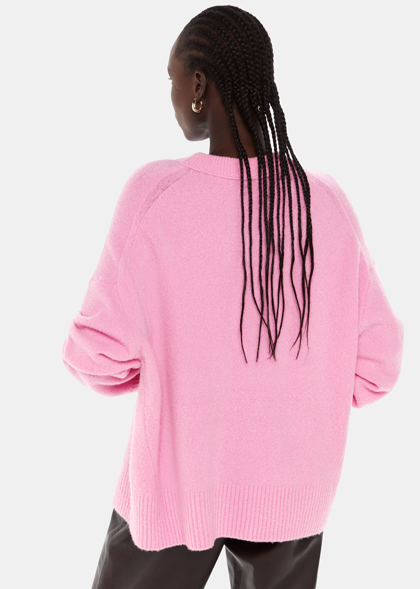Pinque axelia textured crew neck pullover online