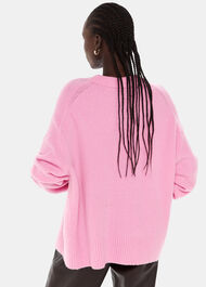 Textured Boyfriend Crew Neck