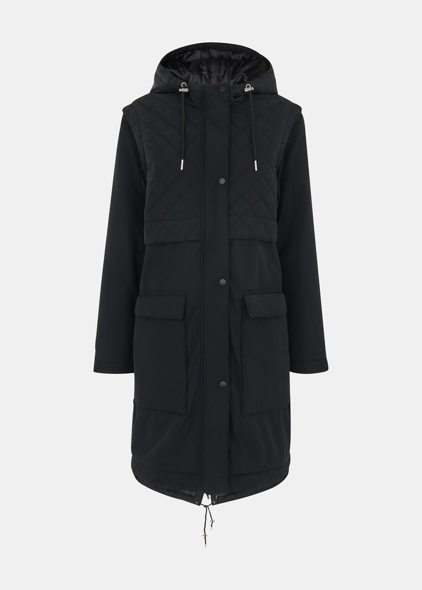 Novelti hotsell quilted parka