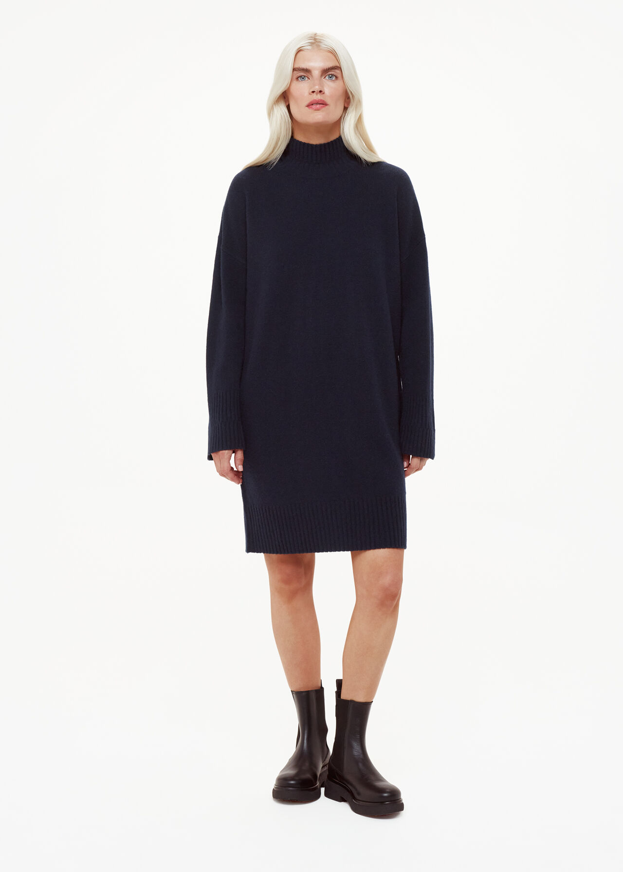 Petite Amelia Wool Knitted Dress