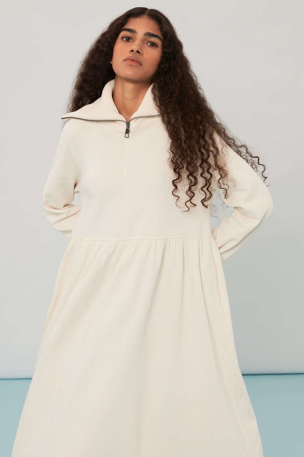 Lili Zip Sweatshirt Dress