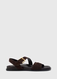 Asymmetric Buckle Sandal