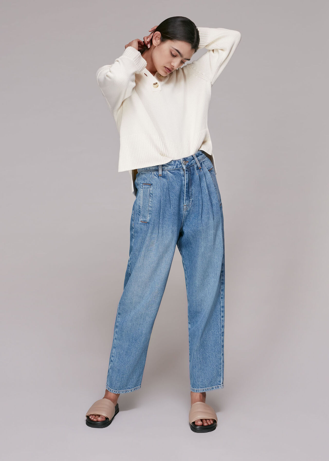 Authentic Pleat Front Jean