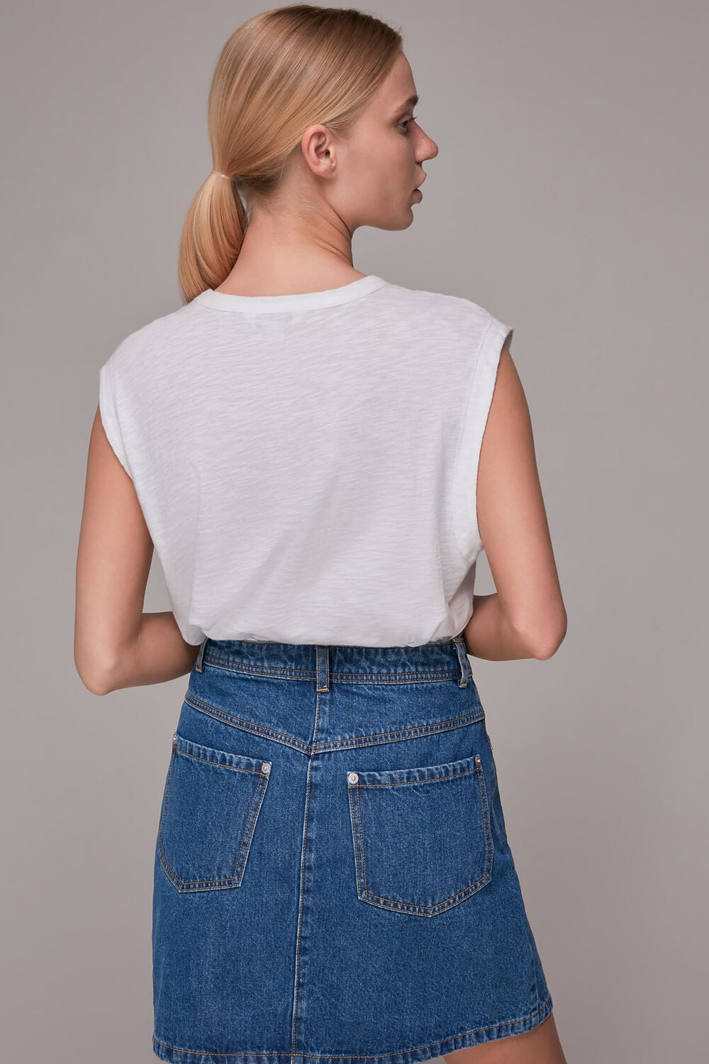 Denim Pocket Mini Skirt