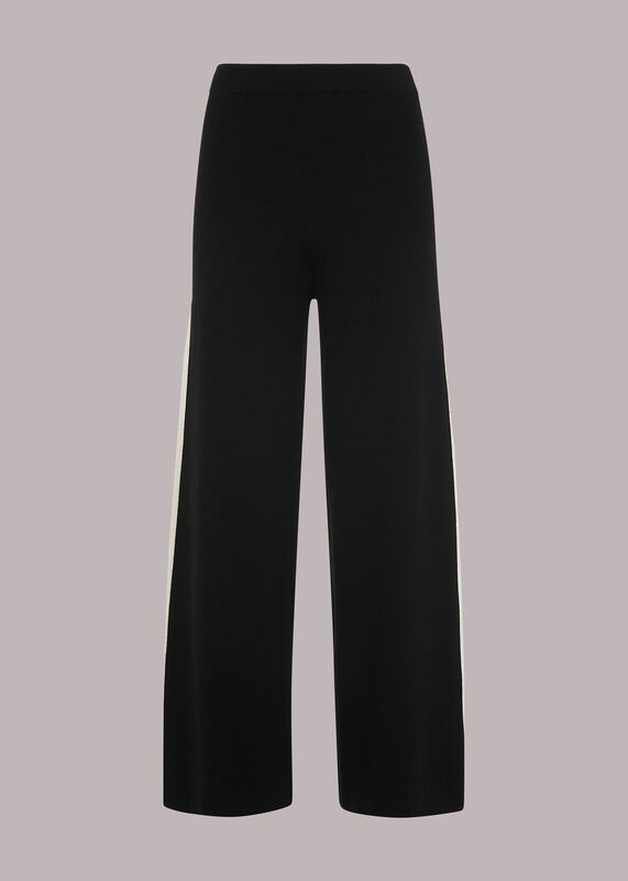 Knitted Side Stripe Trouser